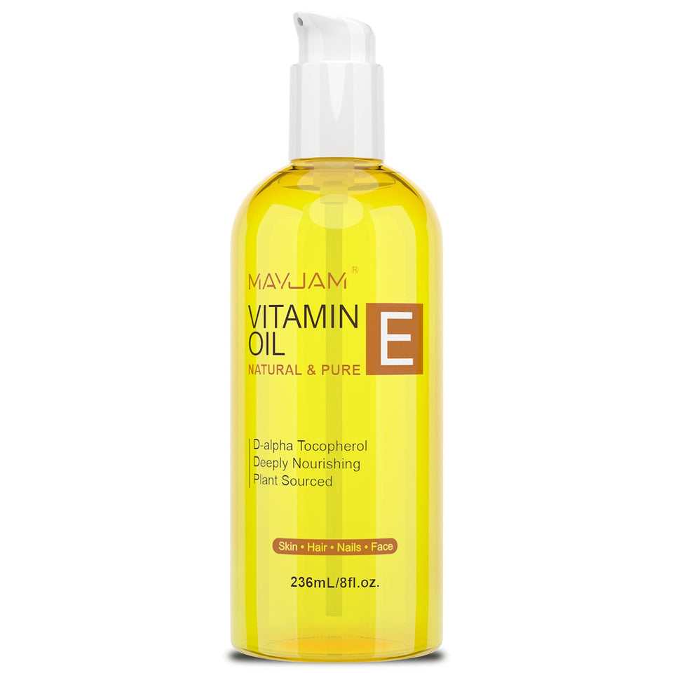 MAYJAM front packaging 8oz bottle showing label and pump, highlights generous supply