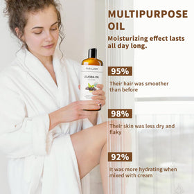 MAYJAM applied to scalp demonstrating nourishing hair and scalp massage