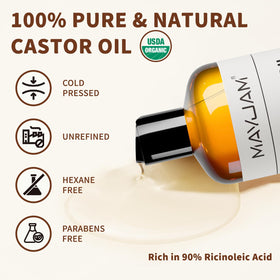 MAYJAM pouring texture closeup highlighting rich moisturizing benefits