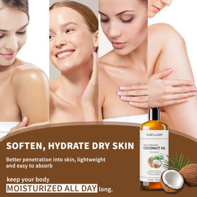 MAYJAM used in body massage illustrating fast-absorbing glide and hydration