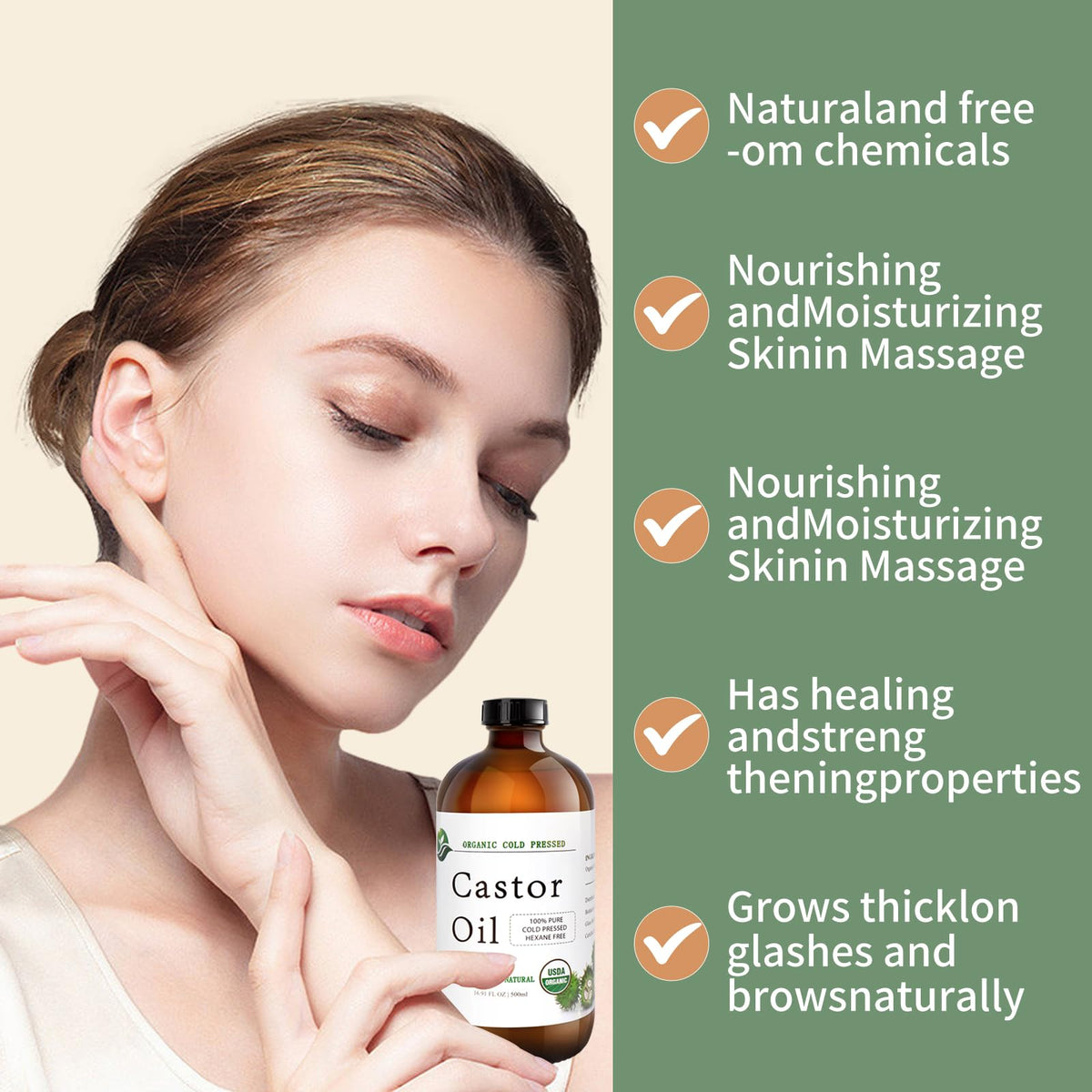 MAYLINK scalp application demonstration showing massage for improved hydration