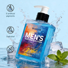 MAYLOR creamy lather texture demonstrating gentle, hydrating cleanse