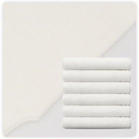 mayoken towels styled in spa setting conveying professional, cozy atmosphere