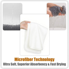 mayoken towel size comparison with hand demonstrating full face and neck coverage