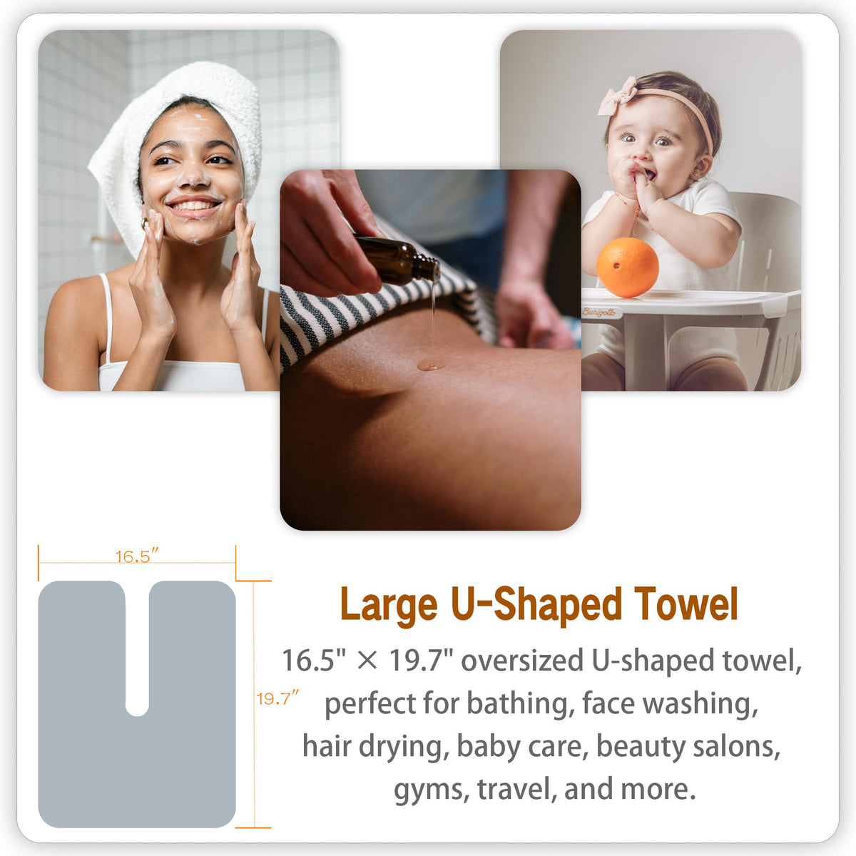 mayoken towel in use during facial steam providing comfort and coverage