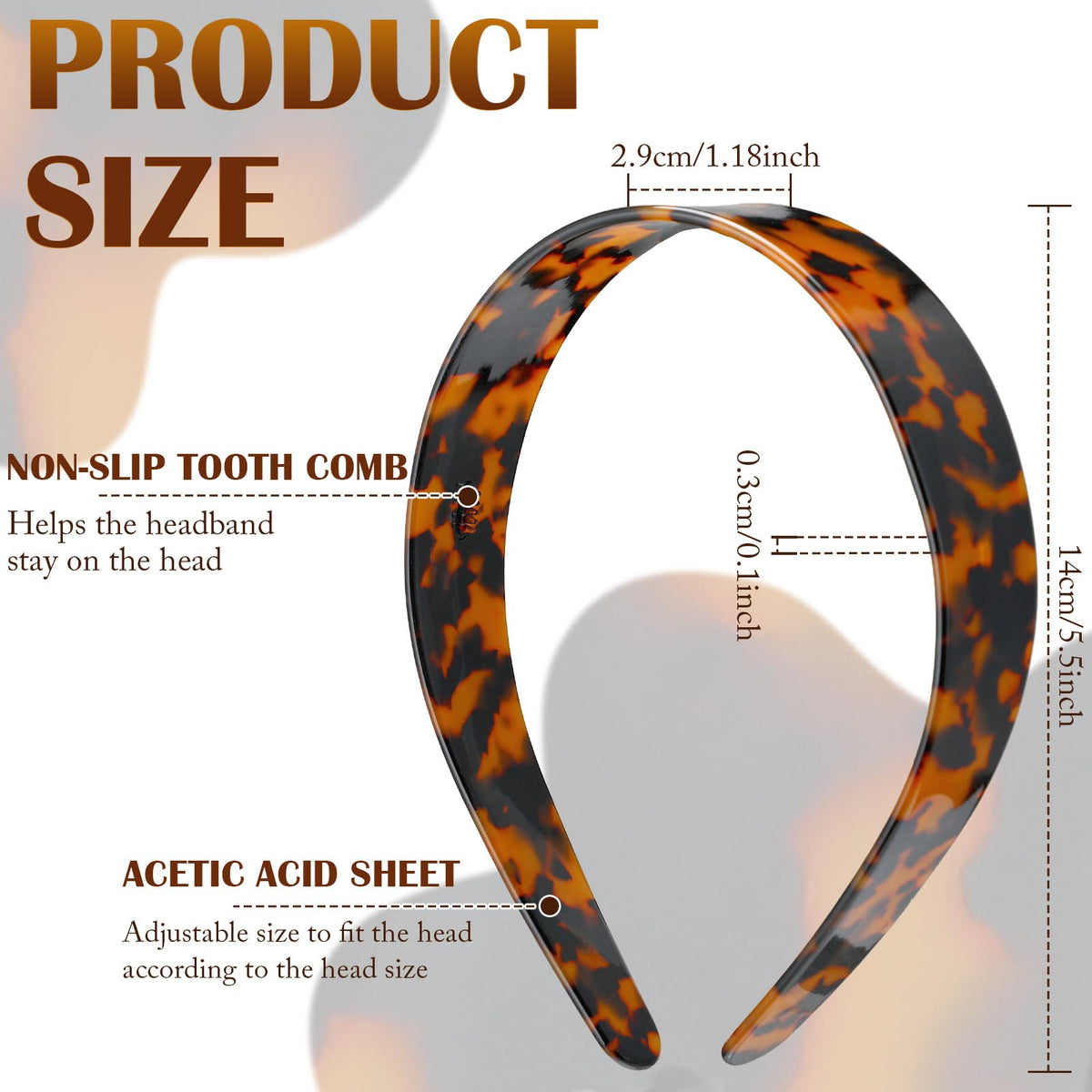 Maysing tortoise close-up of acetate texture highlighting polished surface and gentle hold