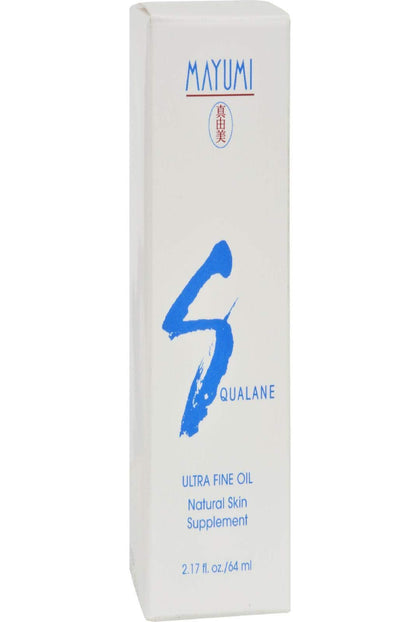 Mayumi bottle front view showing label and size, highlights lightweight hydration benefit