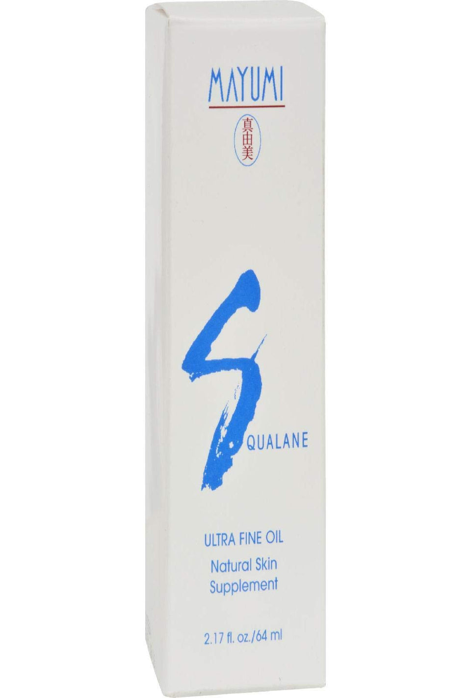 Mayumi bottle front view showing label and size, highlights lightweight hydration benefit