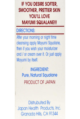 Mayumi applied to hand in natural setting demonstrating soothing dry skin benefit