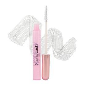 MCoBeauty XtendLash clear front packaging showing glossy tubing formula benefit