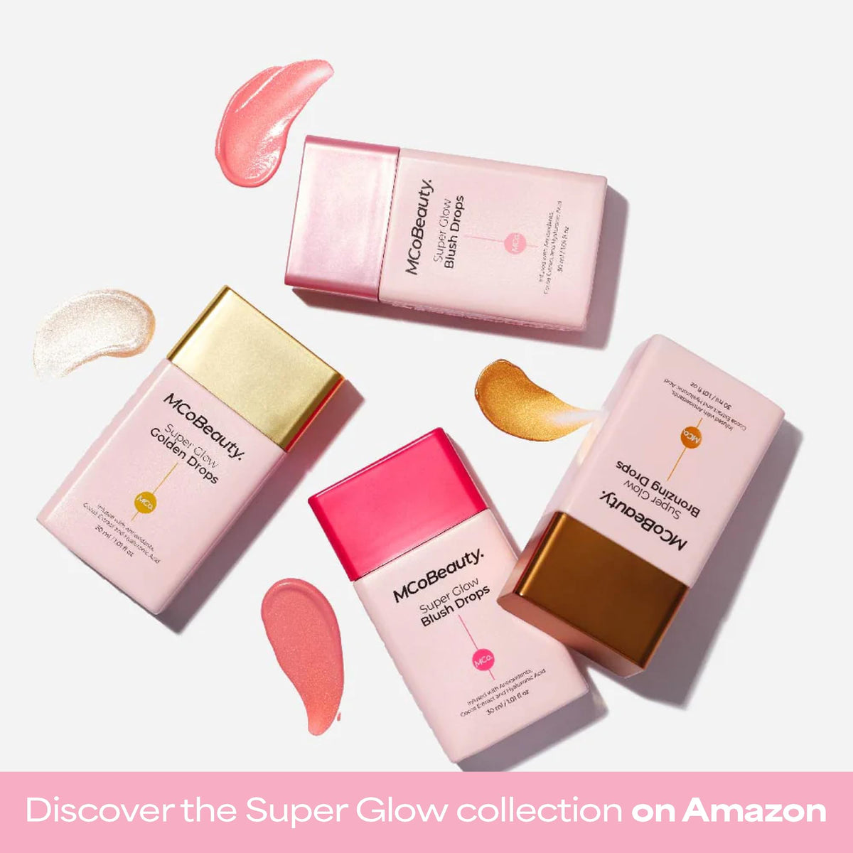 MCoBeauty used on shoulders and collarbone for subtle sun-kissed body sheen