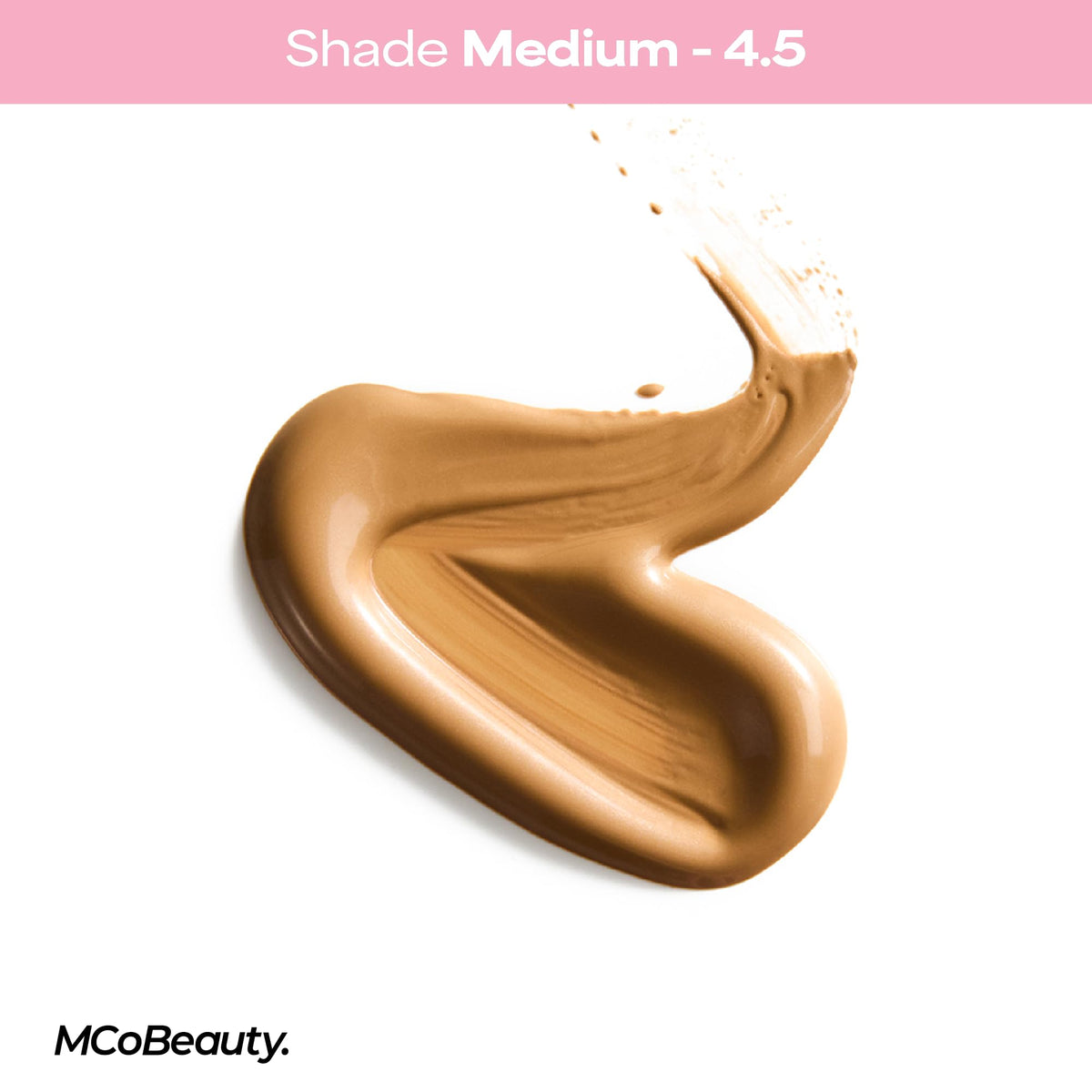 MCoBeauty before and after cheek comparison, displays soft-focus glow benefit
