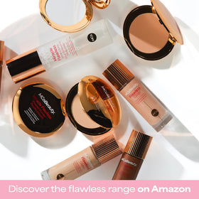 MCoBeauty bottle held in hand to show travel-friendly 1 fl oz size