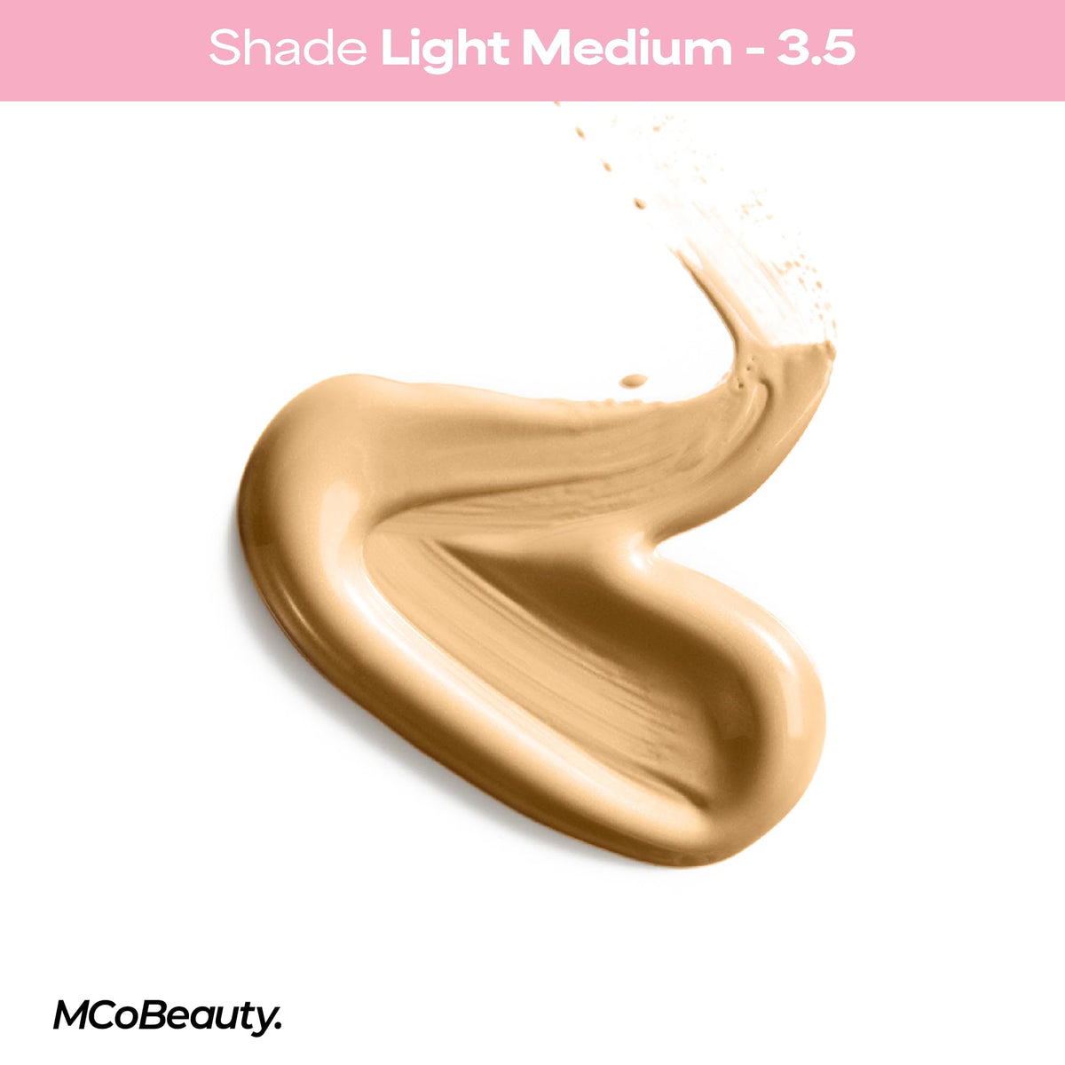 MCoBeauty applied on model cheek highlighting natural radiance on skin