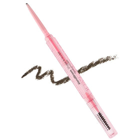 MCoBeauty pencil front view showing slim retractable design and compact benefit