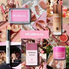 MCoBeauty ingredient shot with castor oil indicating conditioning benefit