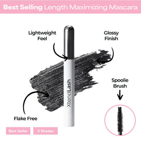 MCoBeauty XtendLash close-up of glossy tubing texture that prevents clumps and flaking