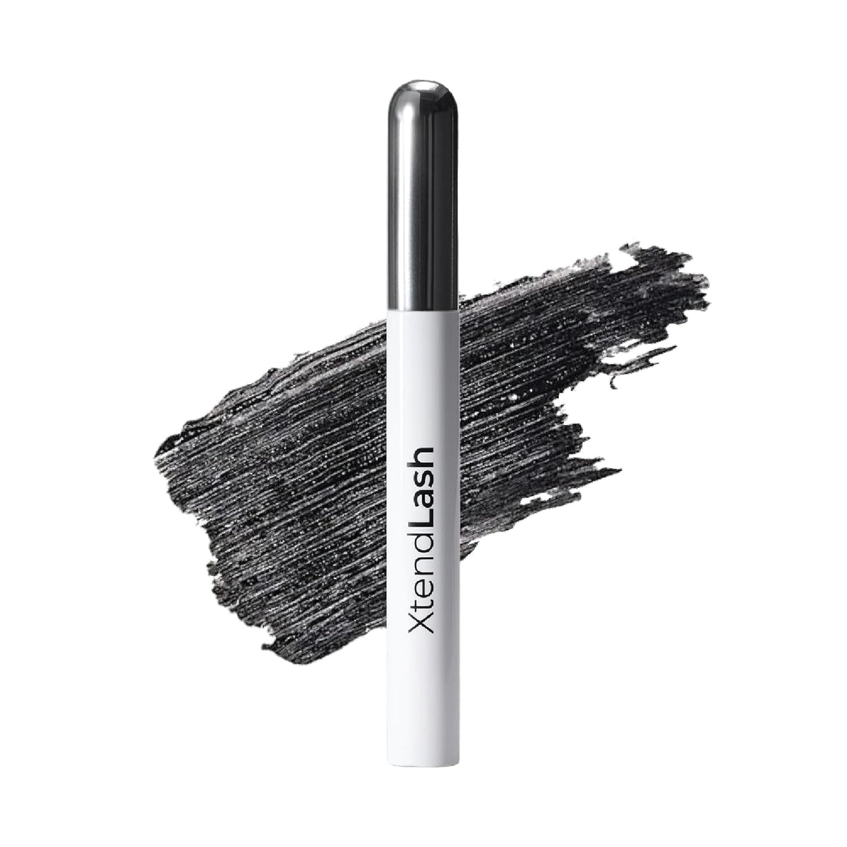 MCoBeauty XtendLash front packaging showing sleek tube and branding benefit: confidence