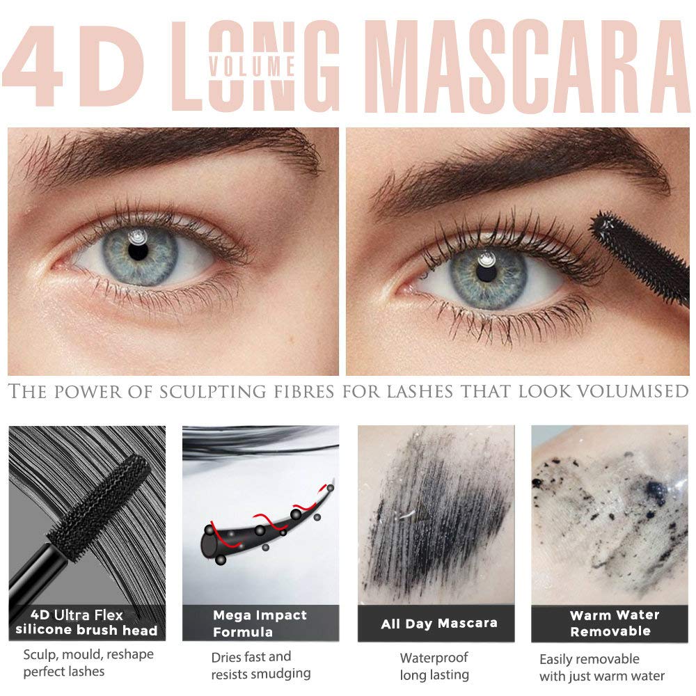 Mcukv mascara on model highlighting natural-looking lifted lashes