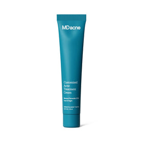 MDacne front tube packaging showing brand and product for clear identification and trust