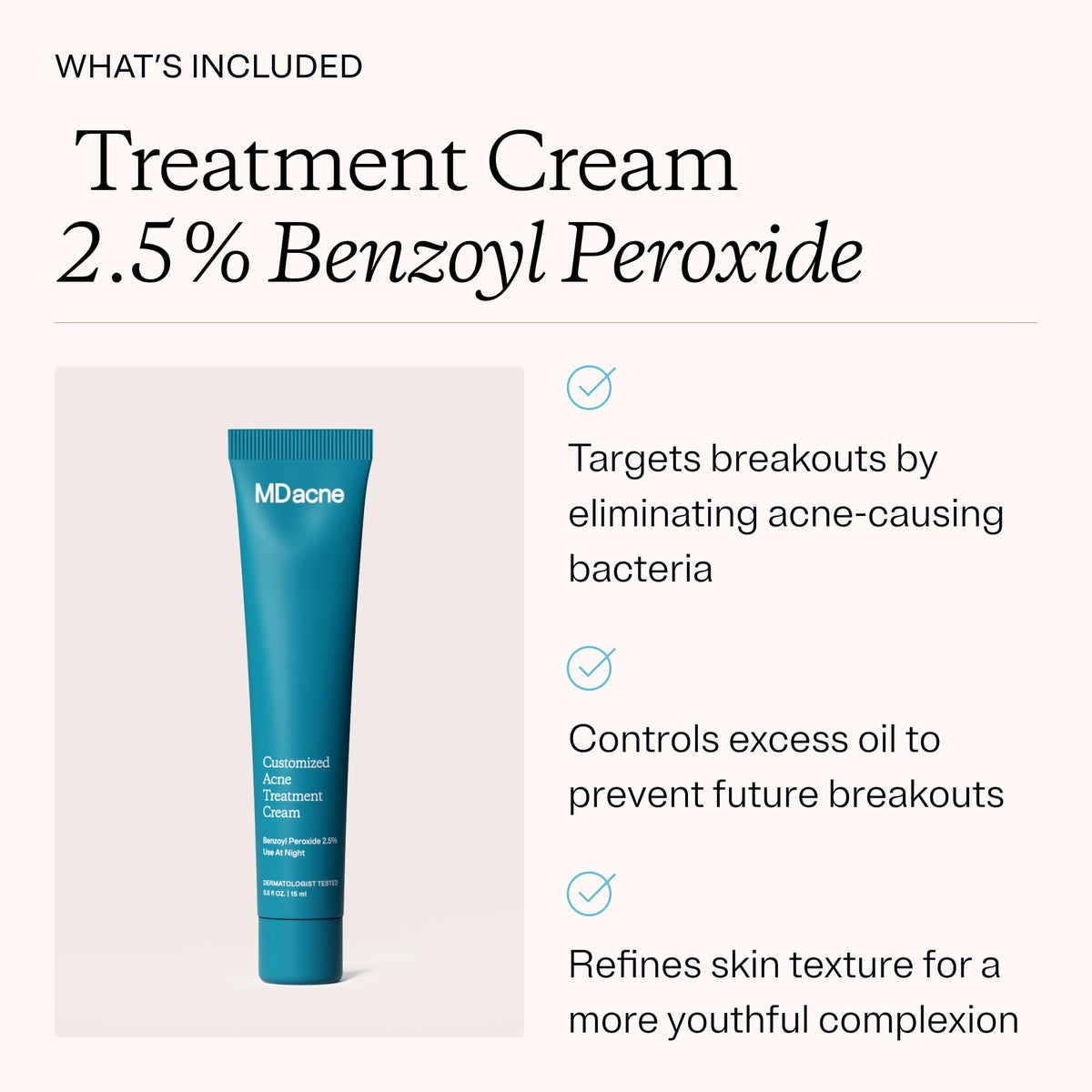 MDacne routine displayed in bathroom for easy daily acne care