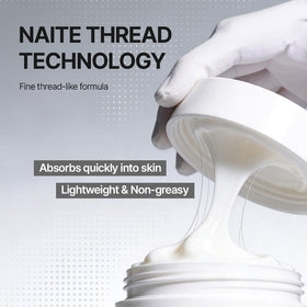 MDP model applying cream to neck for smoother skin benefit