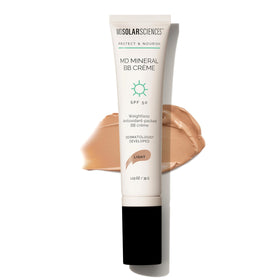 MDSolarSciences front packaging showing compact mineral BB crème, easy sun protection