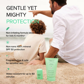 MDSolarSciences KidCrème pump dispensing cream for quick, measured application