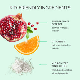 MDSolarSciences KidCrème creamy texture close-up demonstrating easy blendability