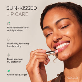 MDSolarSciences lip swatch on skin showing buildable color and everyday enhancement