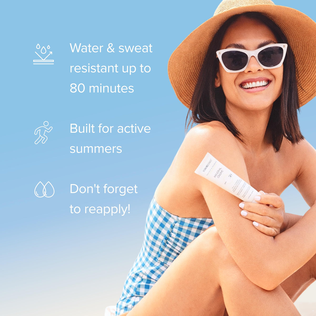 MDSolarSciences next to ruler showing 1.7 fl oz travel-friendly benefit