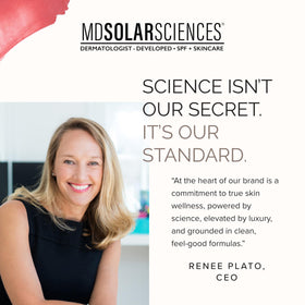 MDSolarSciences packaging box and label emphasizing SPF 30 and clean formula