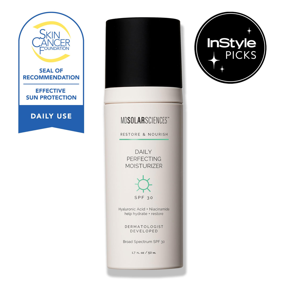 MDSolarSciences texture close-up highlighting fast-absorbing, hydrating feel