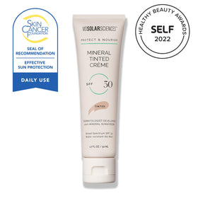 MDSolarSciences cream texture close-up with sheer tint for smooth finish