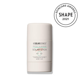 MDSolarSciences texture swipe of tinted stick demonstrating smooth blendability