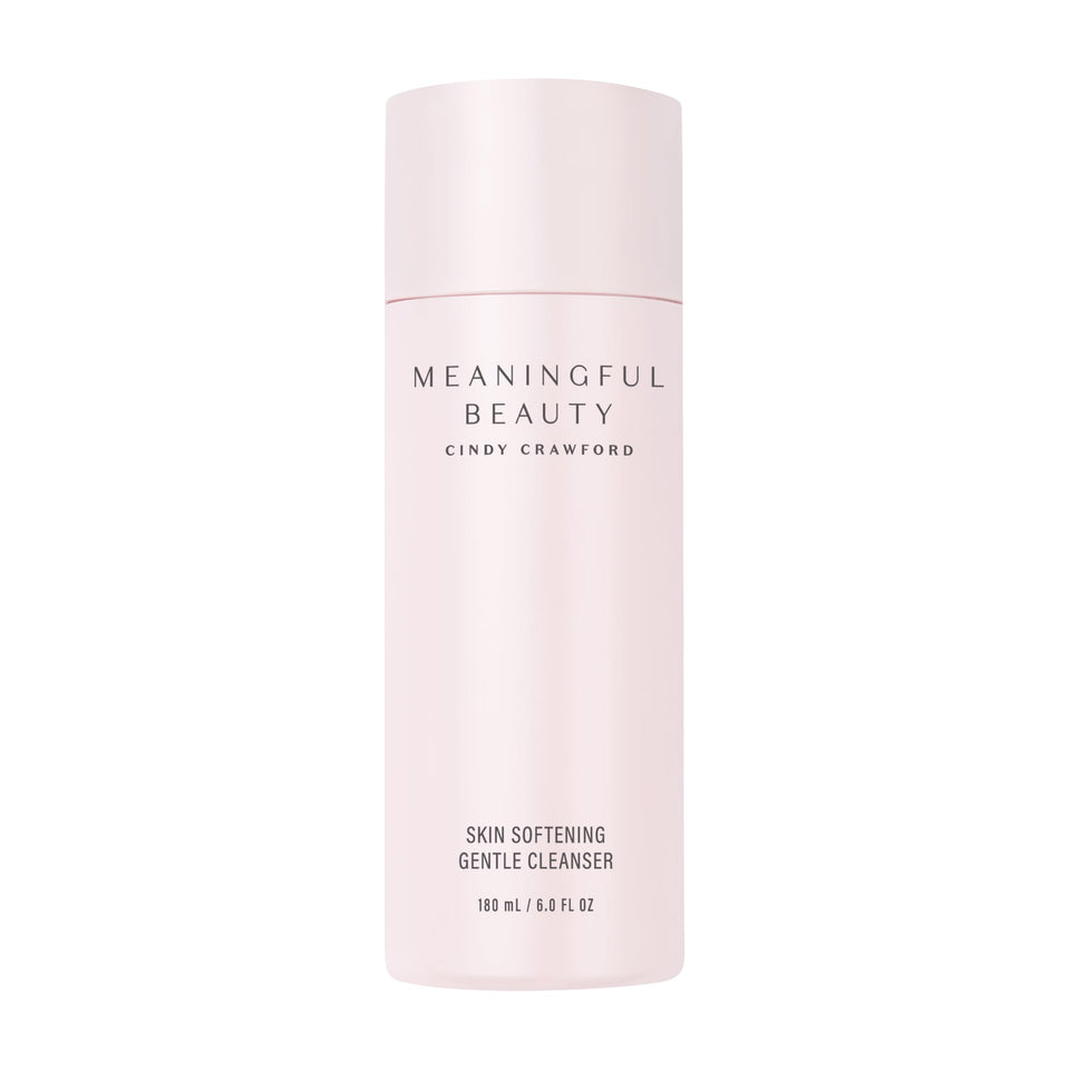 Meaningful Beauty front packaging showing cleanser benefits and 6 fl oz size