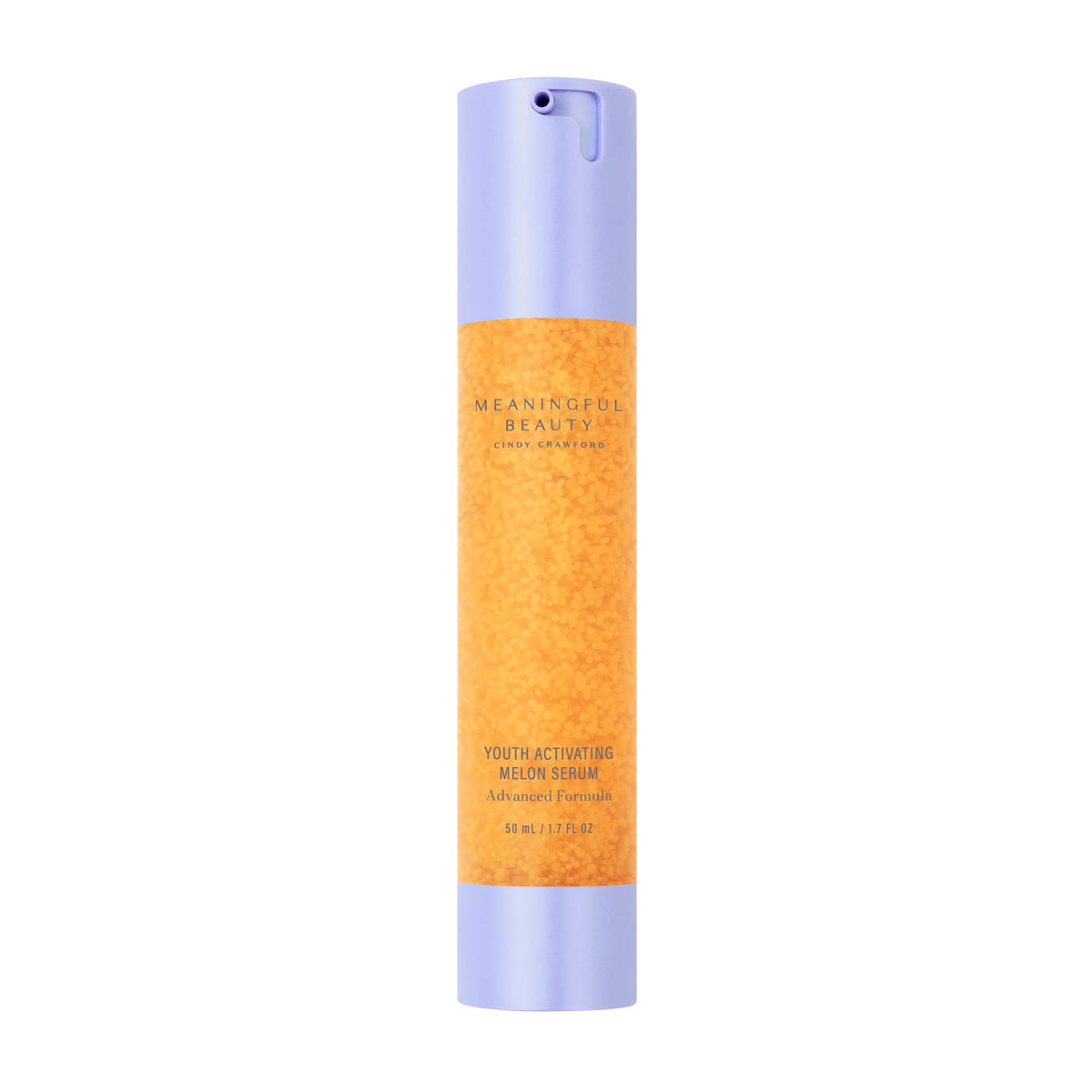 Meaningful Beauty front packaging showing melon serum benefits