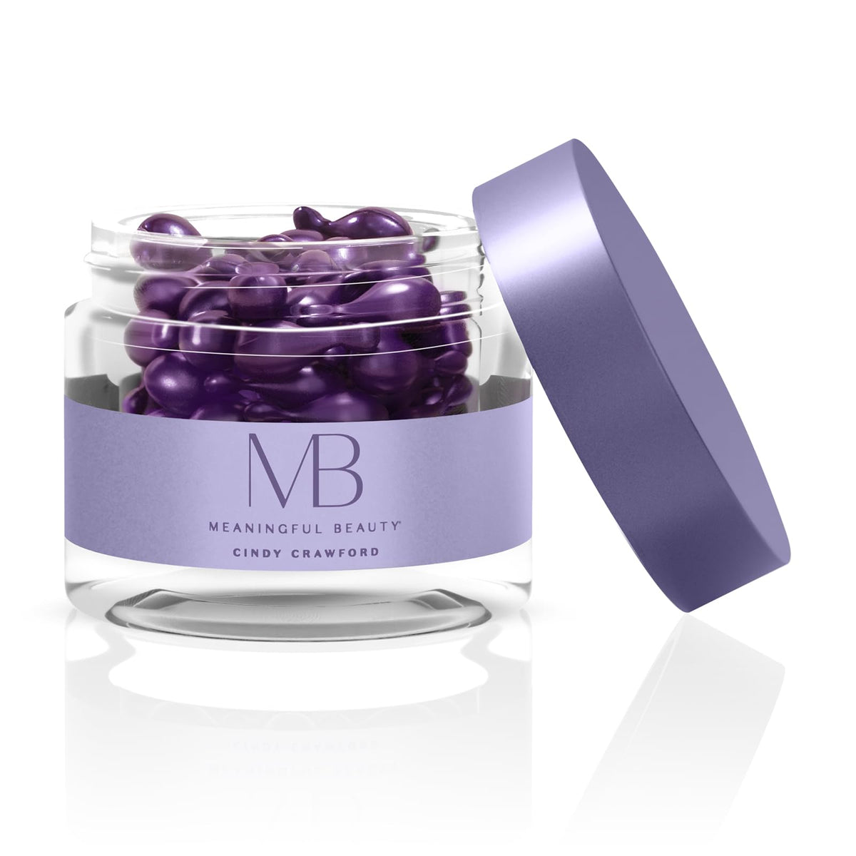 Meaningful Beauty front packaging showing 60-count box and branding benefit clarity