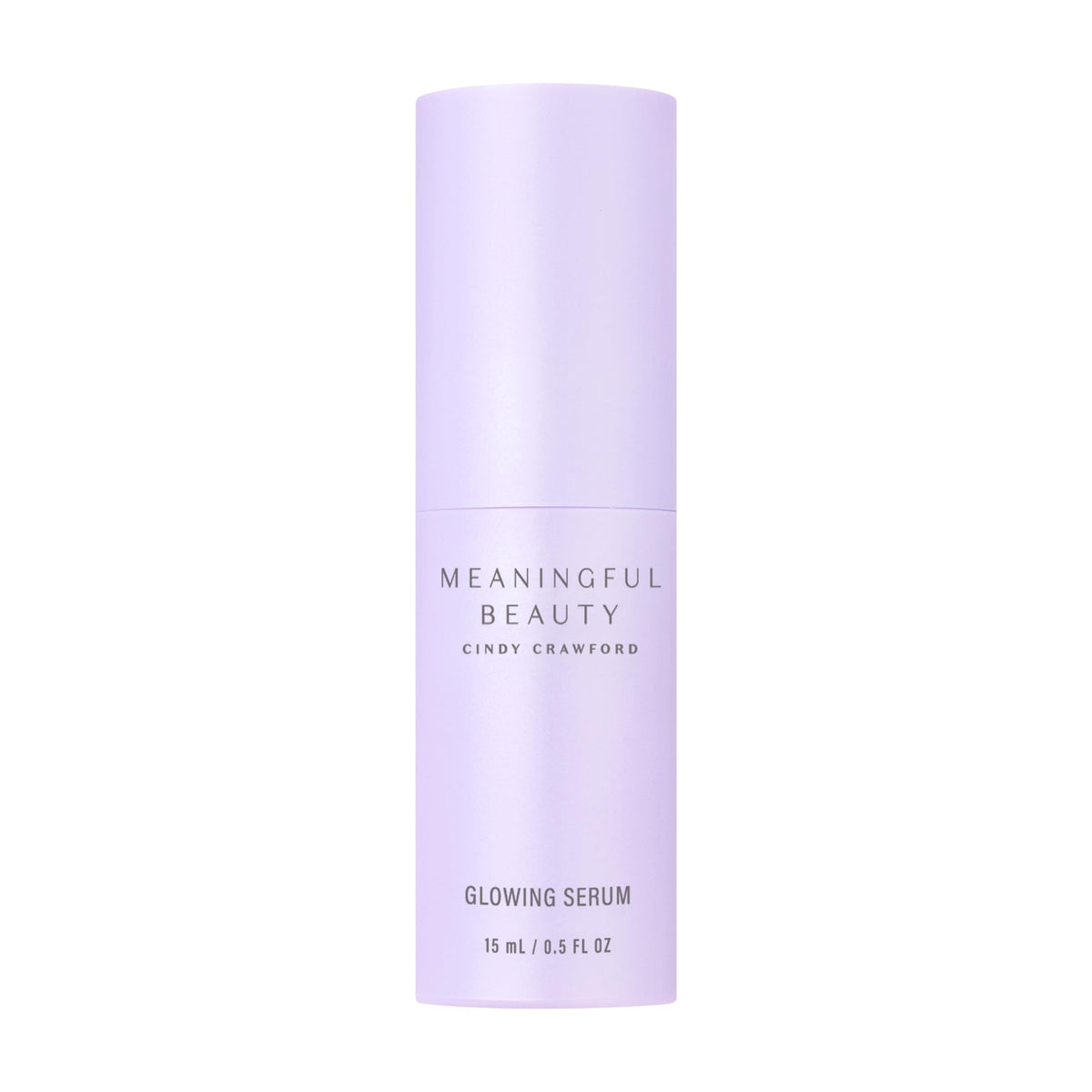 Meaningful Beauty front bottle image showing compact travel-ready serum