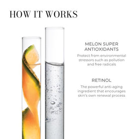Meaningful Beauty hand applying cream demonstrating easy absorption and hydrated finish