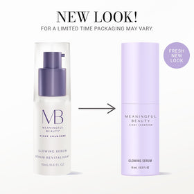 Meaningful Beauty close-up pump dispensing serum for precise application