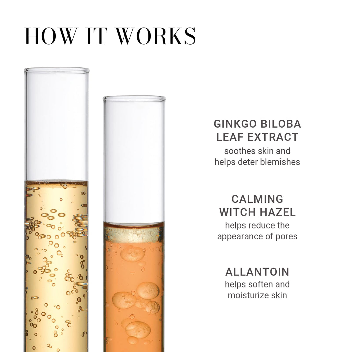 Meaningful Beauty toner on cotton pad in hand illustrating gentle application
