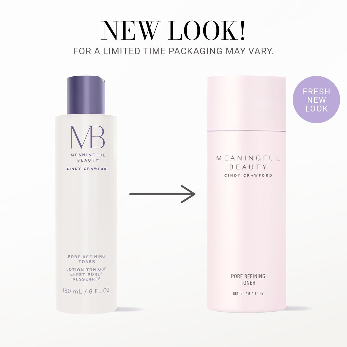 Meaningful Beauty toner label close-up highlighting product name and size
