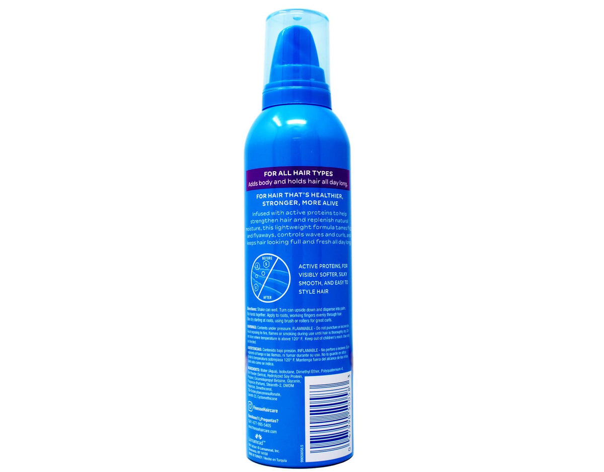 MECDY Finesse in use styling hair to deliver long-lasting control and shine
