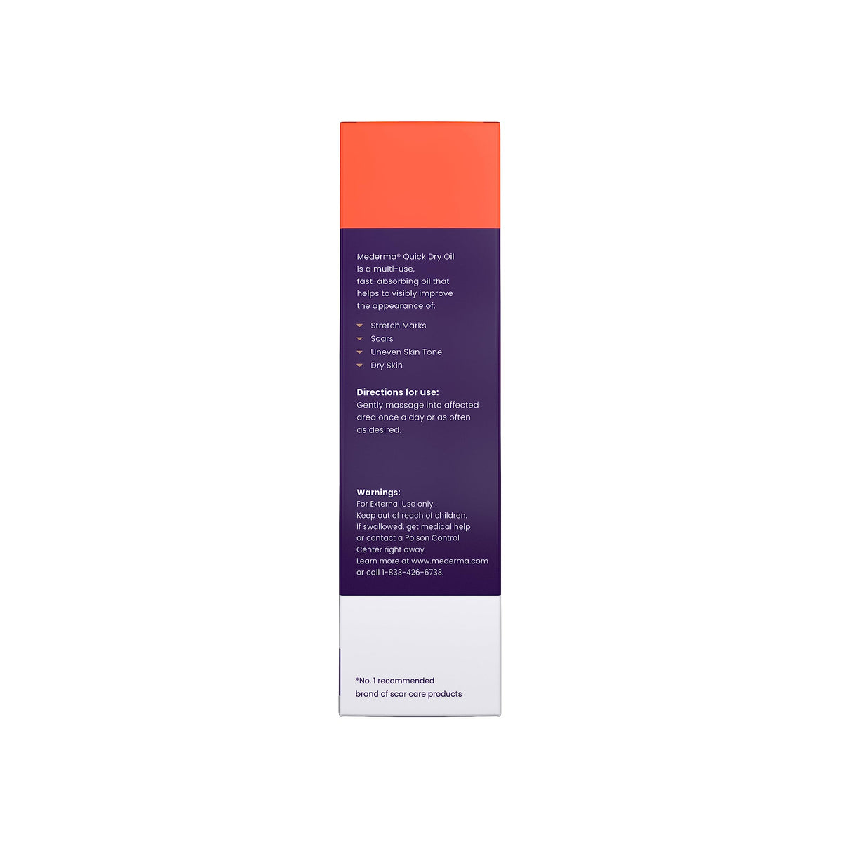Mederma illustrative before and after texture improvement representation