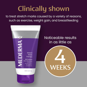 Mederma tube on vanity in bathroom lifestyle setting for daily use