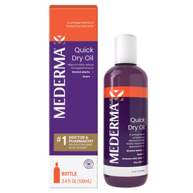 Mederma front packaging showing bottle and label benefits
