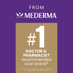 Mederma cap and dropper detail indicating controlled, no-waste dispensing