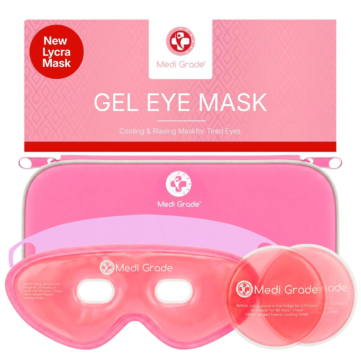 Medi Grade front view pink mask shows wearable comfort and coverage