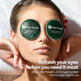 Medi Grade person wearing mask while relaxing, supporting quick refresh
